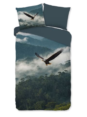 Pure Microvezel beddengoedset "Eagle" petrol