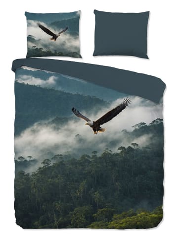 Pure Microvezel beddengoedset "Eagle" petrol