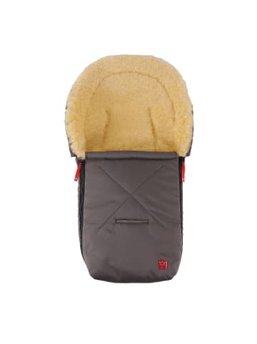 Kaiser Naturfellprodukte Lammfell-Kuschelsack "Emma" in Anthrazit - (B)40 x (L)80 cm