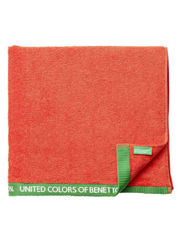 Benetton Ręcznik kąpielowy w kolorze pomarańczowym