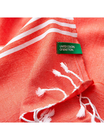Benetton 2-delige set: hamamdoeken oranje