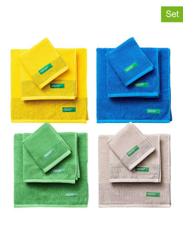 Benetton 12tlg. Frottierwaren-Set in Bunt