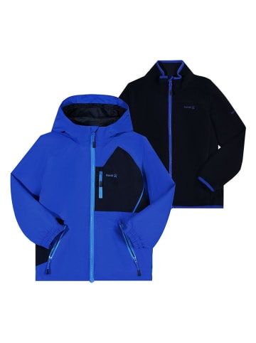 Kamik 3in1-Regenjacke "Silas" in Blau/ Dunkelblau