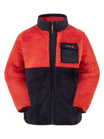 Kamik Teddy-Fleecejacke "Shep" in Rot/ Schwarz