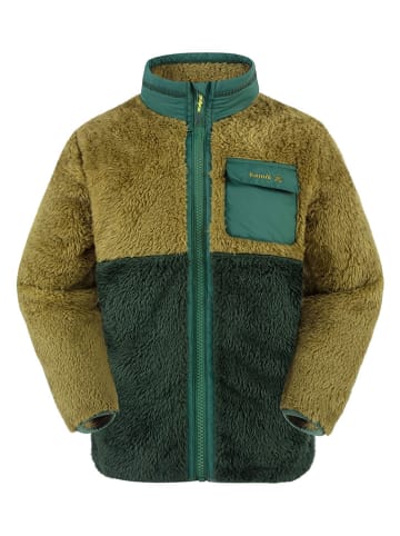 Kamik Pluszowa kurtka polarowa "Shep" w kolorze khaki