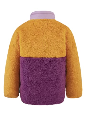 Kamik Teddy fleece vest "Shep" geel/paars