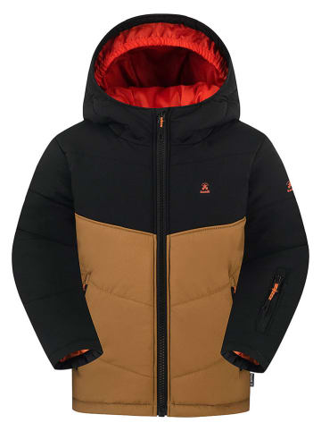 Kamik Winterjacke "Winston" in Schwarz/ Hellbraun