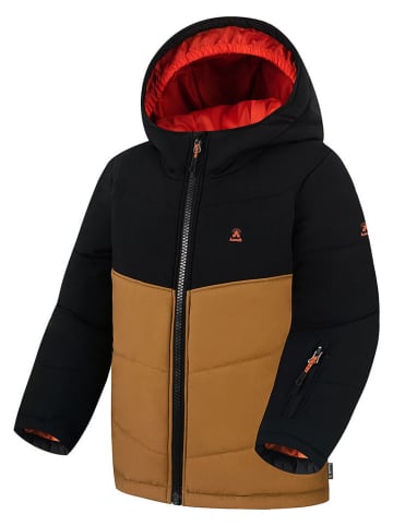 Kamik Winterjas "Winston" zwart/lichtbruin