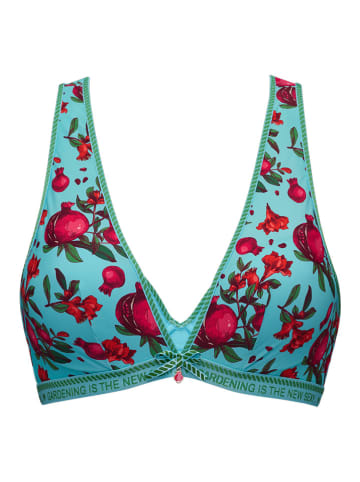 Marlies Dekkers Push-up-BH in Türkis/ Rot