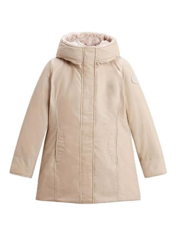 Woolrich Parka puchowa "Boulder" w kolorze beżowym