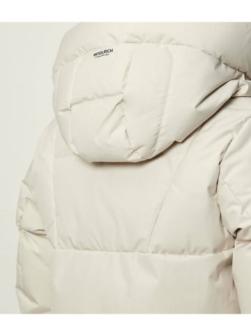 Woolrich Płaszcz puchowy "GTX" w kolorze kremowym