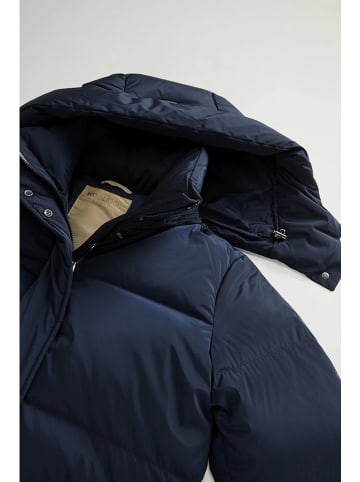 Woolrich Płaszcz puchowy "Kelly" w kolorze granatowym