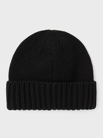 Woolrich Wełniana czapka w kolorze czarnym