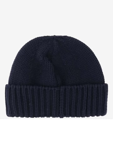 Woolrich Merinowoll-Mütze in Dunkelblau
