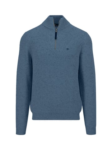 FYNCH-HATTON Pullover "Donegal" in Blaugrau