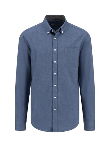 FYNCH-HATTON Hemd in Blaugrau