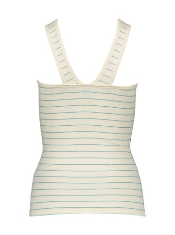 Calvin Klein Top in Beige/ Hellblau