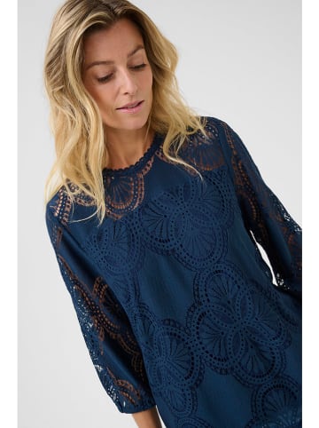 Cream Bluse in Dunkelblau