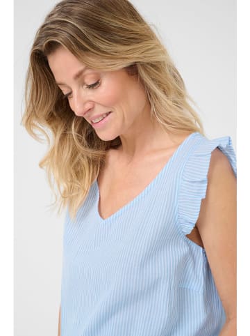 Cream Bluse in Hellblau