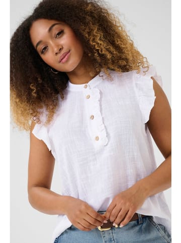 Cream Bluse in Weiß