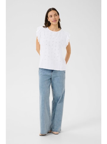 Cream Bluse in Weiß