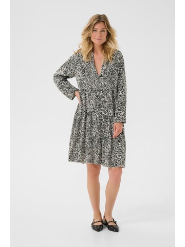 Cream Kleid in Schwarz/ Creme