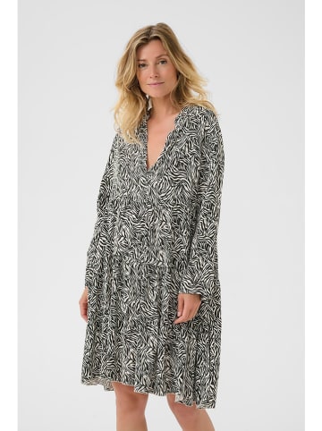 Cream Kleid in Schwarz/ Creme