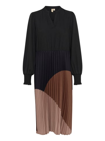 CULTURE Jurk zwart/bruin