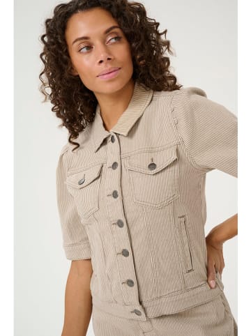 CULTURE Spijkerjas beige