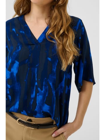 CULTURE Bluzka w kolorze granatowym