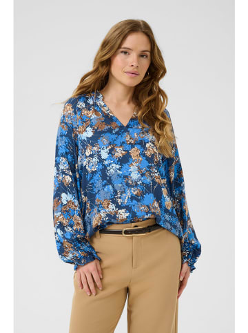 CULTURE Bluse in Blau