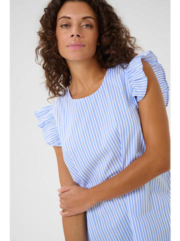 CULTURE Blouse lichtblauw/wit