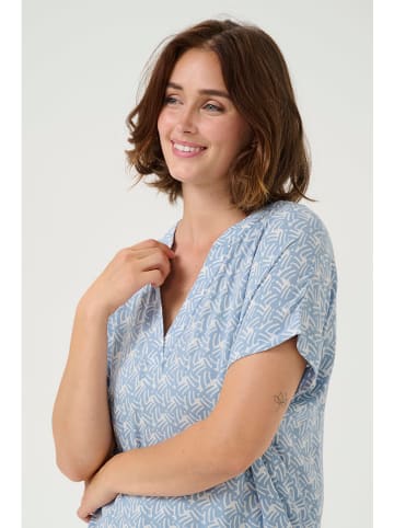 Kaffe Bluse in Hellblau