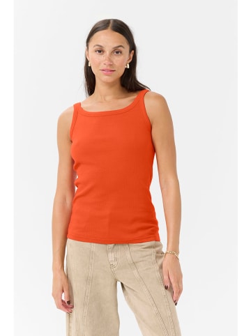 Kaffe Top in Orange
