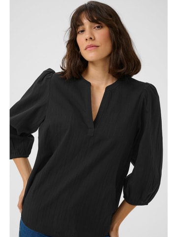 Kaffe Bluse in Schwarz