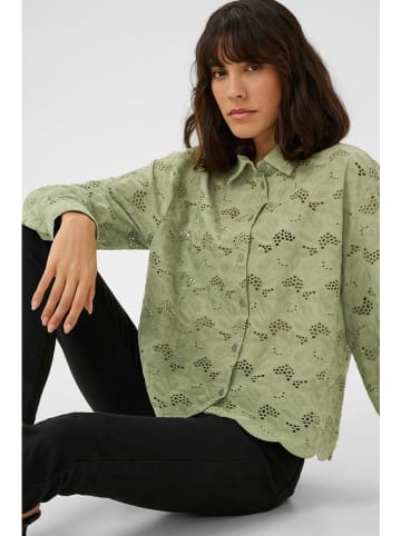 Kaffe Bluse in Grün