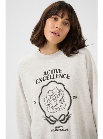 Kaffe Sweatshirt in Hellgrau