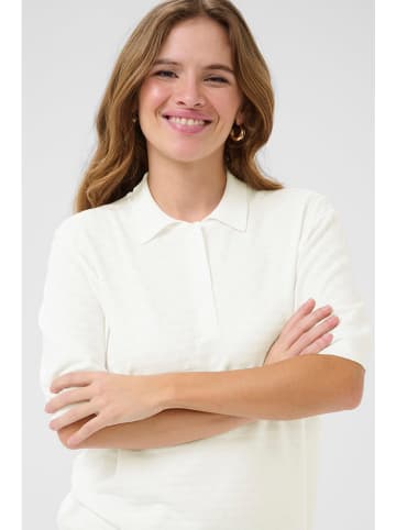 Kaffe Koszulka polo w kolorze kremowym