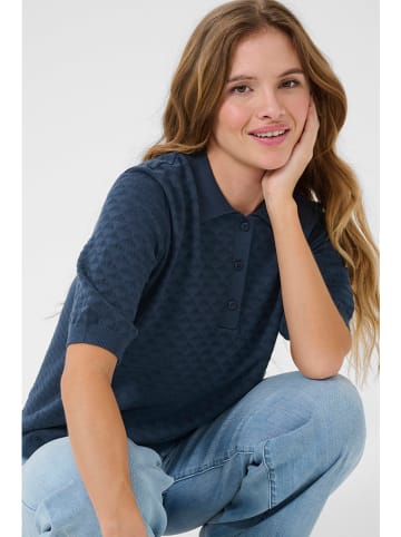 Kaffe Poloshirt donkerblauw