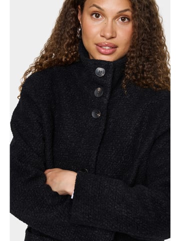 SAINT TROPEZ Płaszcz przejściowy w kolorze czarnym