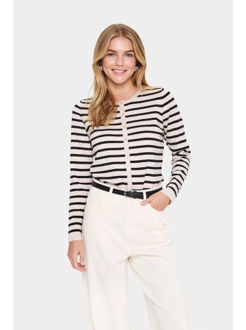 SAINT TROPEZ Vest lichtroze/zwart