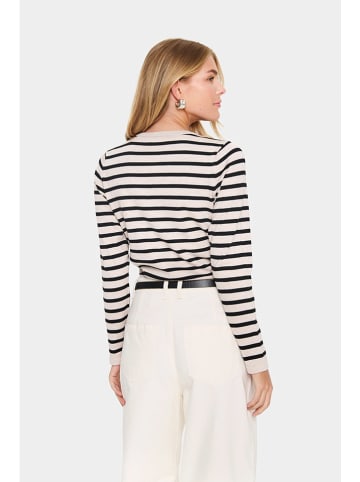 SAINT TROPEZ Vest lichtroze/zwart