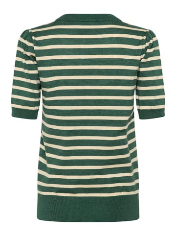 SAINT TROPEZ Strickshirt in Grün