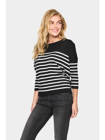 SAINT TROPEZ Sweter w kolorze czarnym