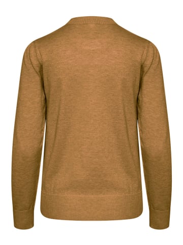SAINT TROPEZ Pullover in Hellbraun