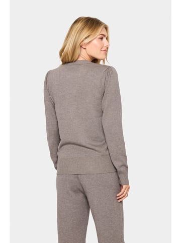 SAINT TROPEZ Pullover in Beige