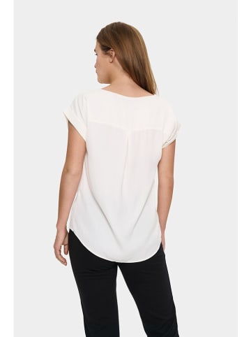 SAINT TROPEZ Bluse in Creme