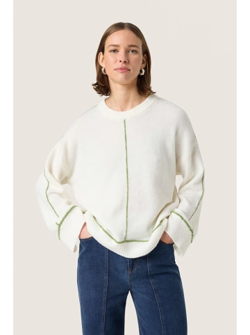 Soaked in Luxury Sweter w kolorze kremowym