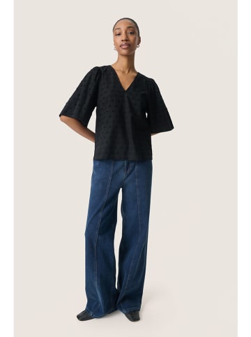 Soaked in Luxury Bluse in Schwarz