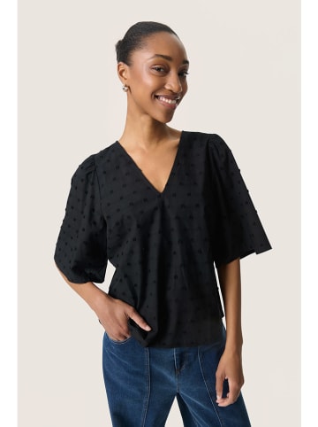 Soaked in Luxury Bluse in Schwarz
